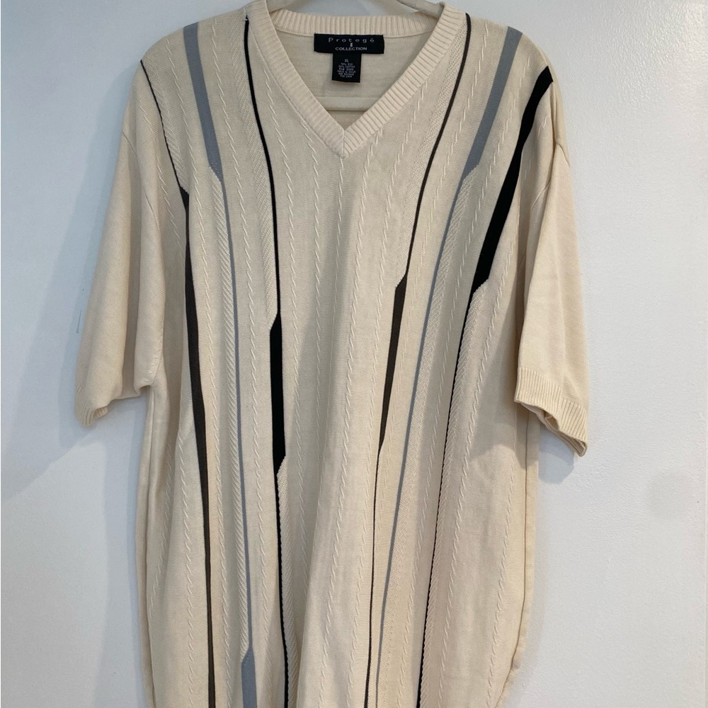 Protégé’ mens short sleeve shirt sweater.dress up dress down - Picture 6 of 9